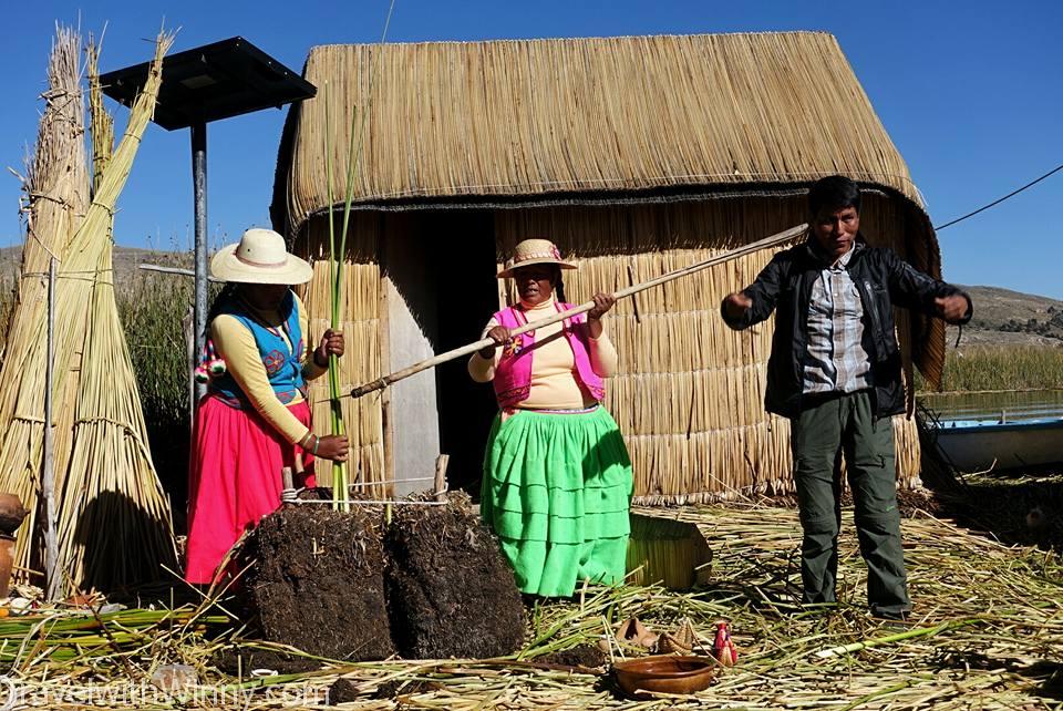 蘆葦島 island uros