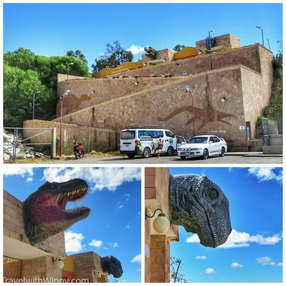  Parque Cretácico, The Dinosaur park. Dinosaur footprint