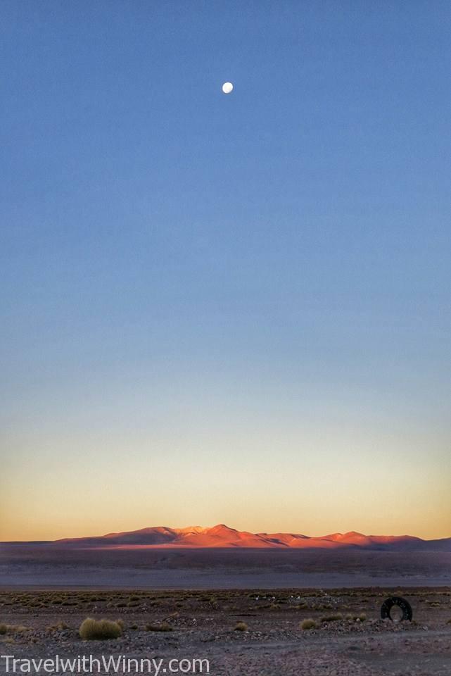 Laguna Colorada 粉紅湖 夕陽 sunset