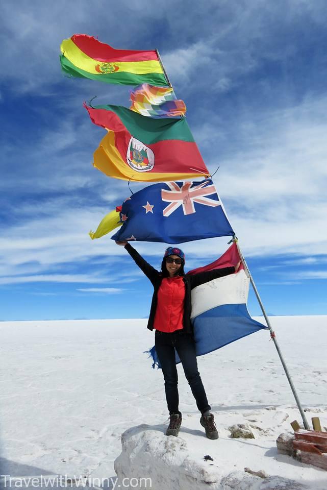 New Zealand Flag Uyuni