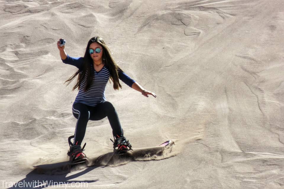 sandboarding 沙漠 滑板