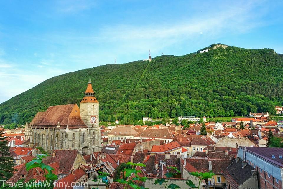 Transylvania brasov 中古世紀小鎮