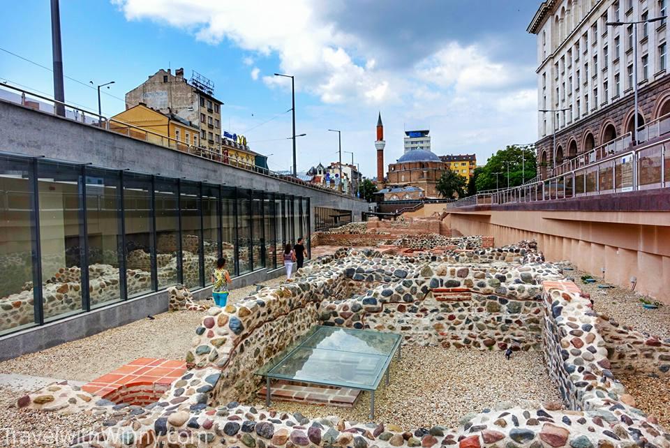 serdika metro sofia 地鐵 古蹟