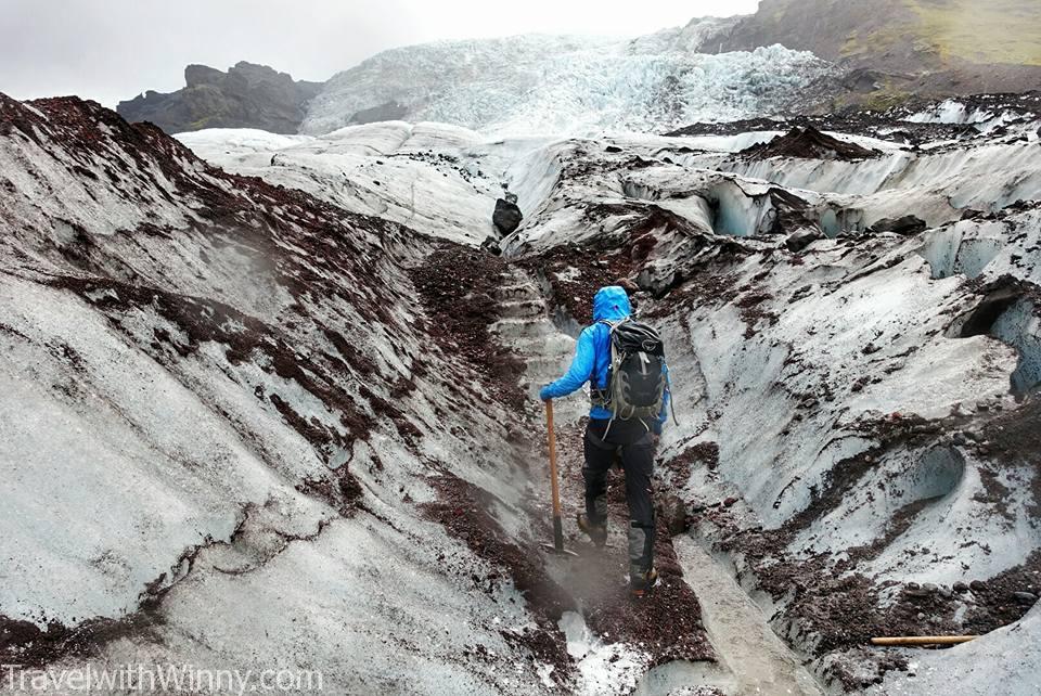 Falljökull Glacier 冰島 冰川健行