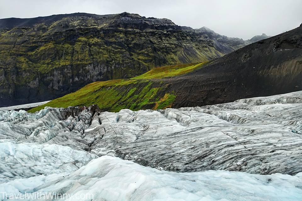 Falljökull Glacier 冰島 冰川健行