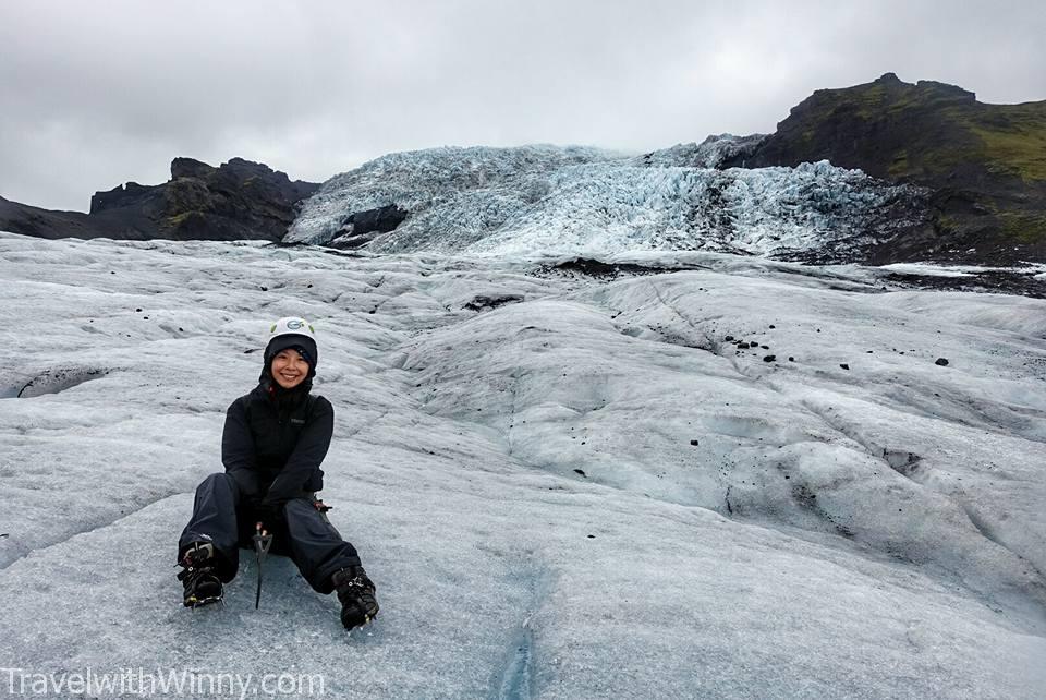 Falljökull Glacier 冰島 冰川健行