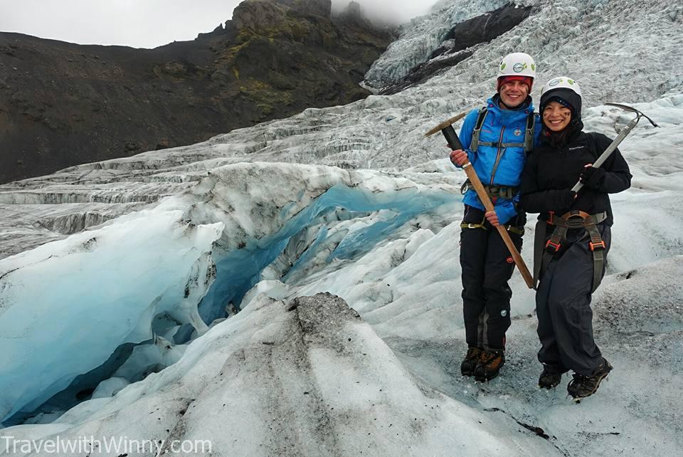 Falljökull Glacier 冰島 冰川健行