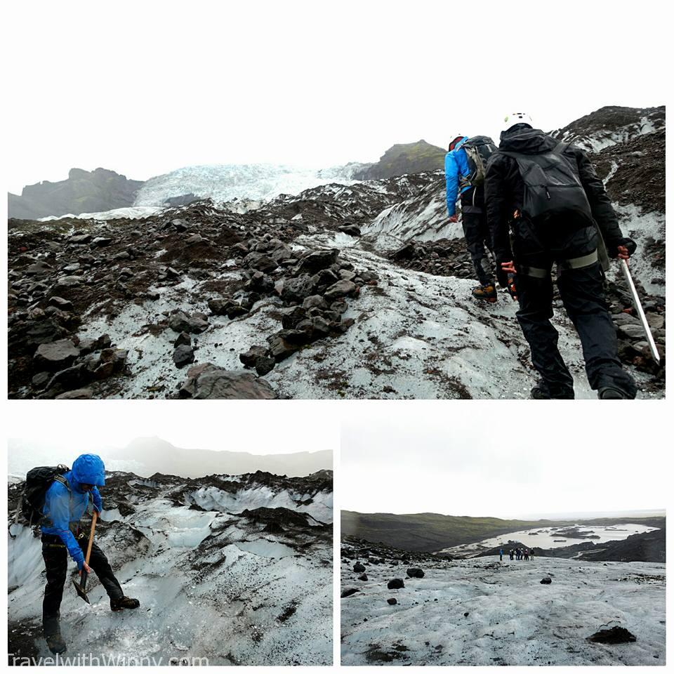 Falljökull Glacier 冰島 冰川健行