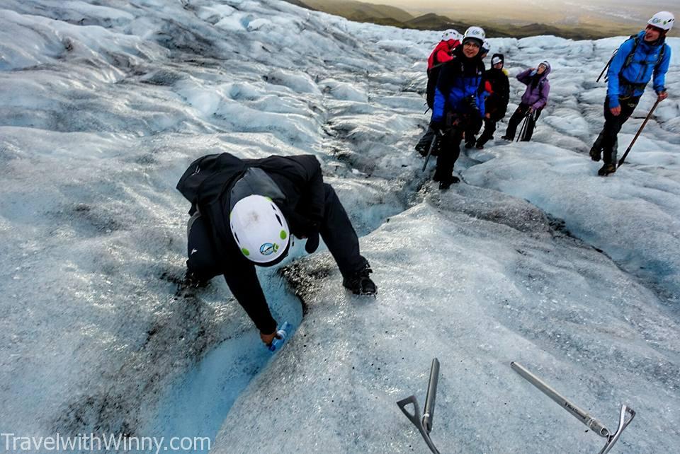 Falljökull Glacier 冰島 冰川健行