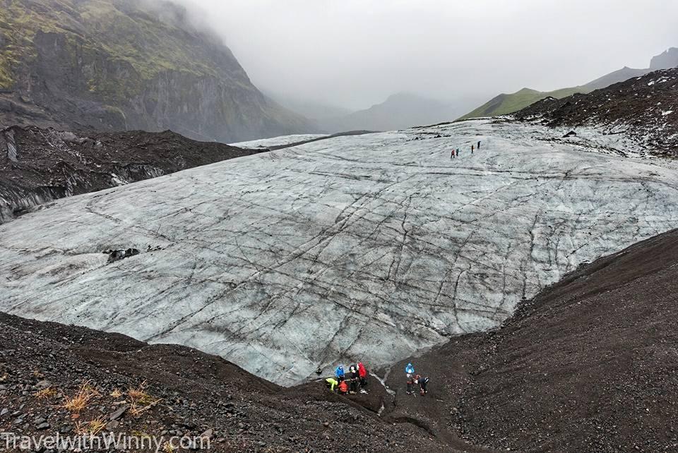 Falljökull Glacier 冰島 冰川健行