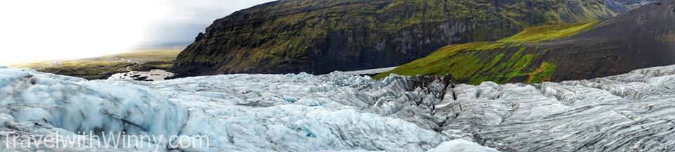 Falljökull Glacier 冰島 冰川健行