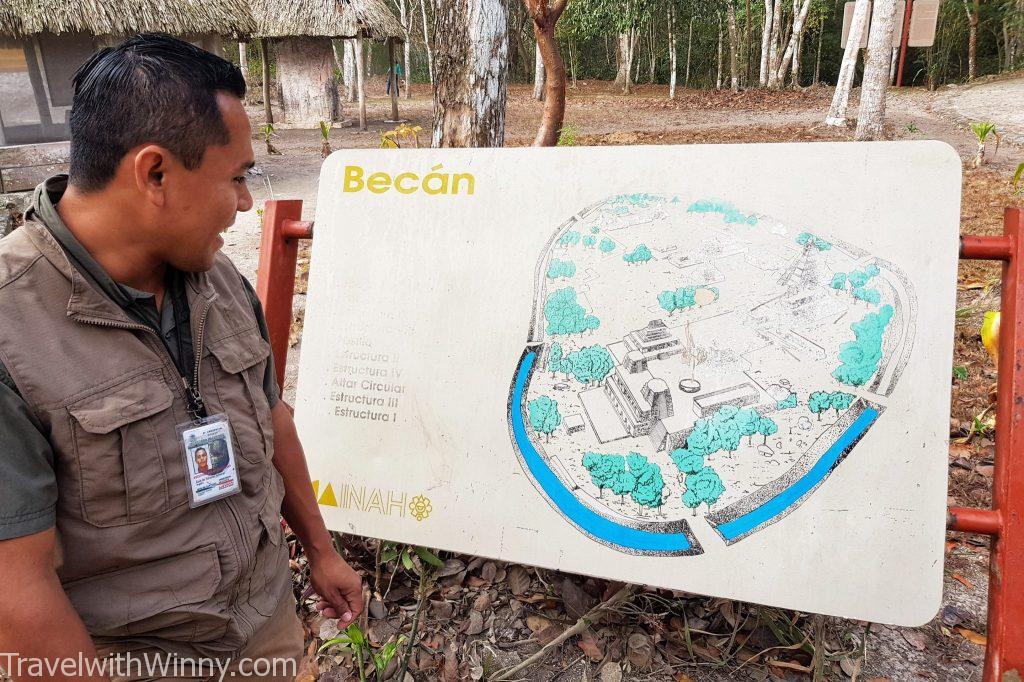 Becan mexico 馬雅遺址 墨西哥