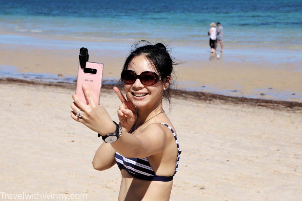 海邊自拍 beach selfie