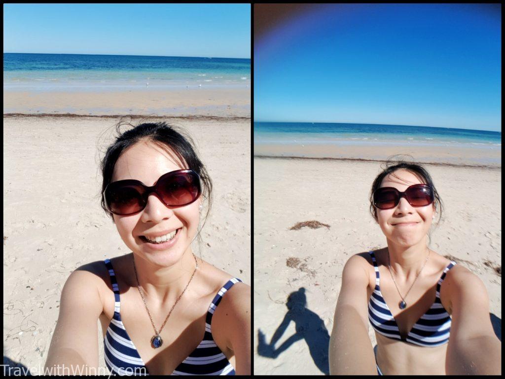 海邊自拍 beach selfie