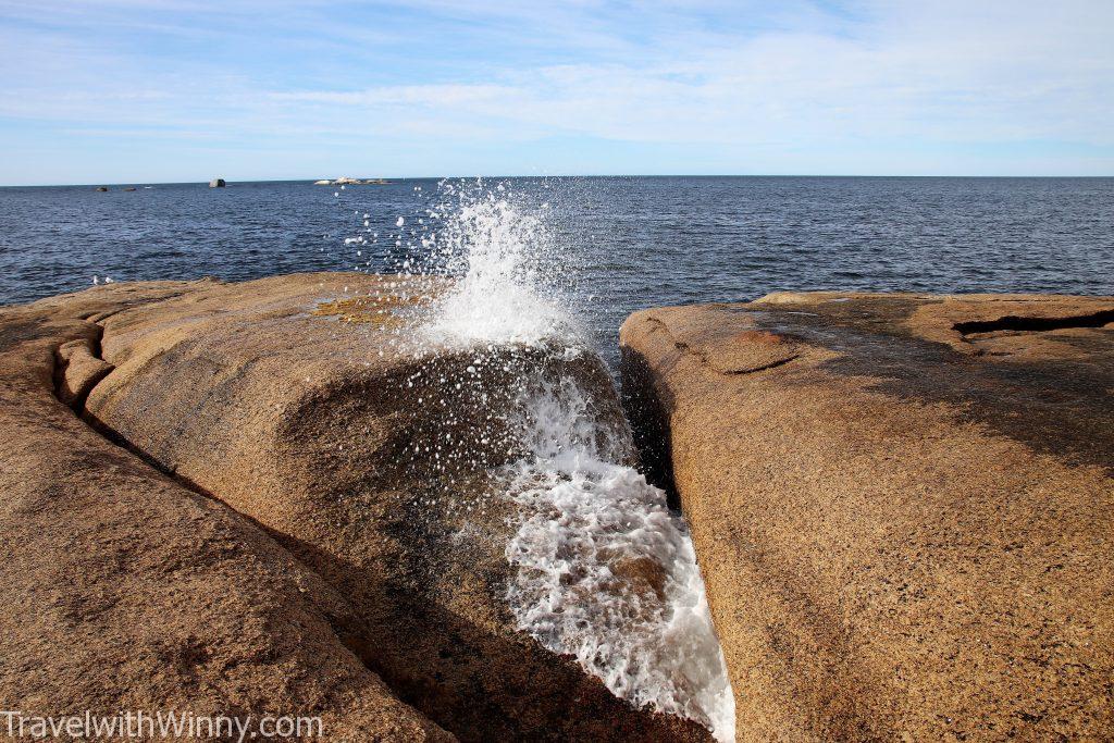 噴泉洞 blow hole