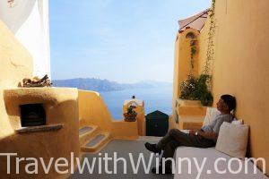 santorini 洞穴旅館 cave hotel