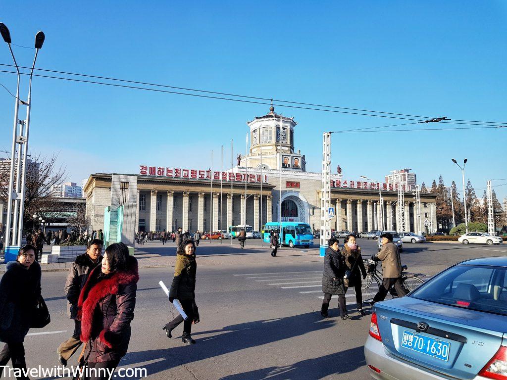 平壤火車站 Pyongyang train station