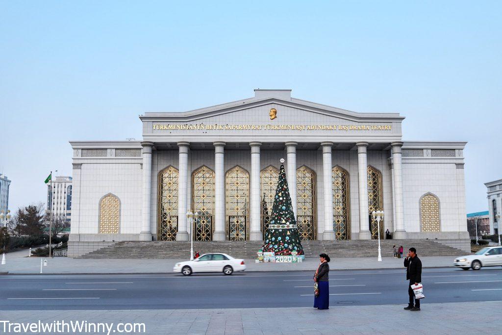 ashgabat government building white marble