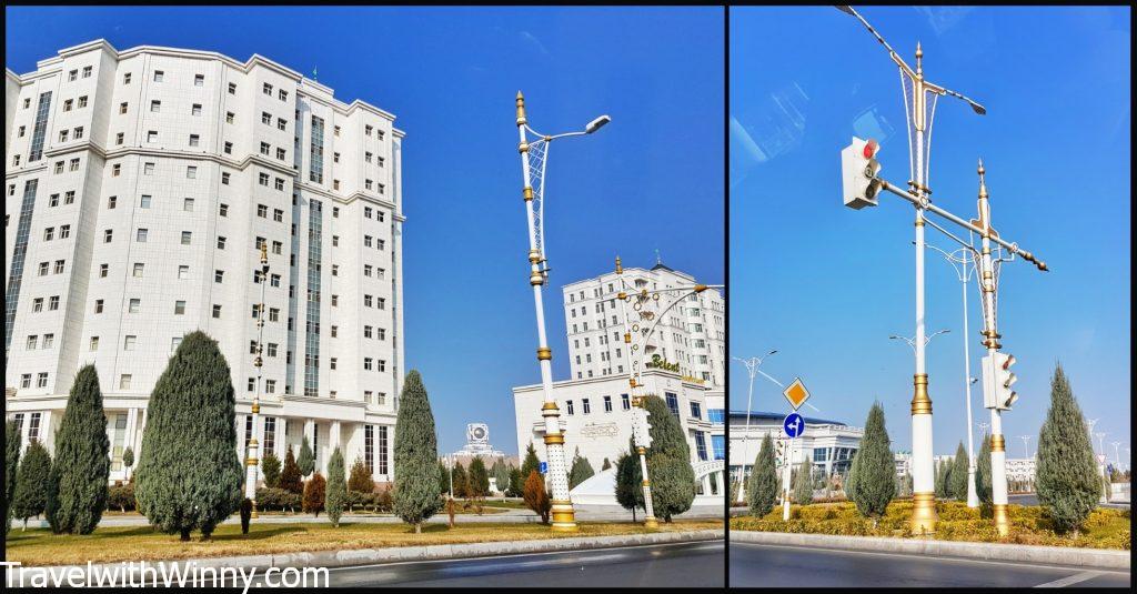 ashgabat white buildings