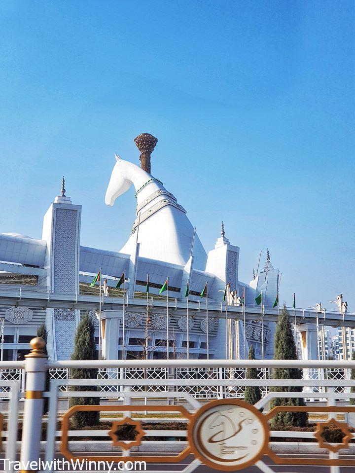 ashgabat olympic stadium mascot