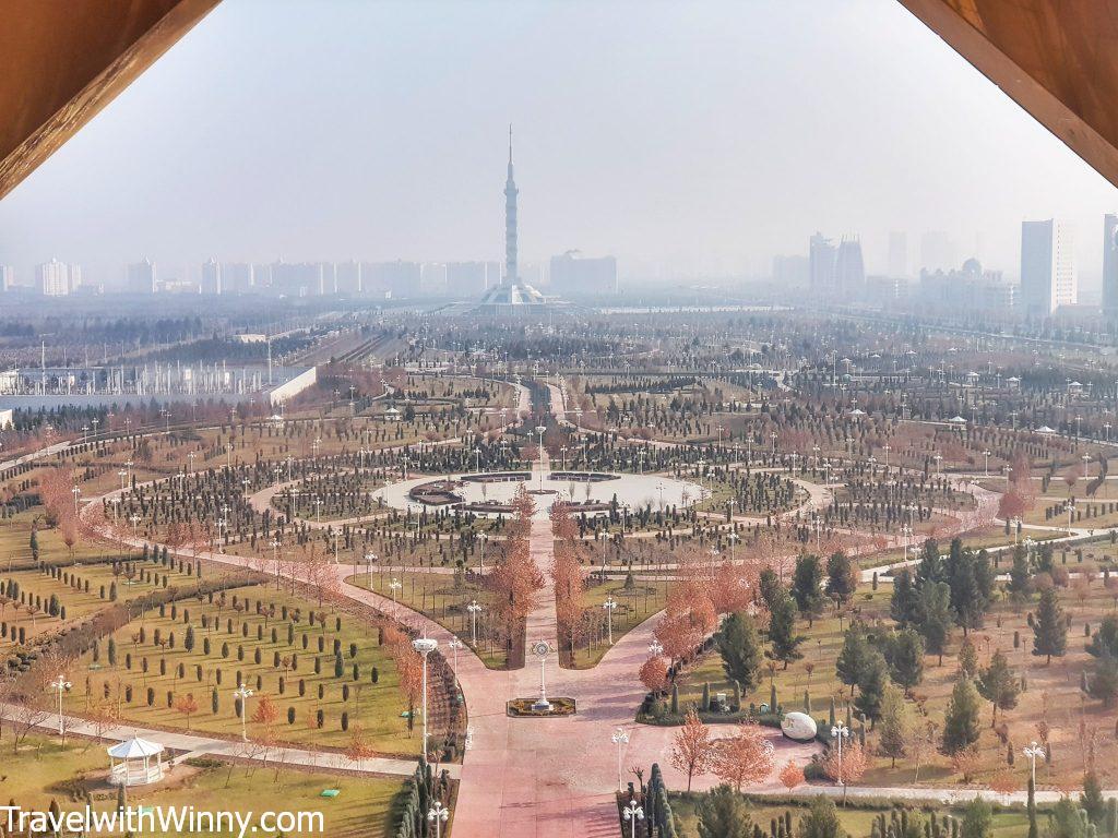 the view of ashgabat