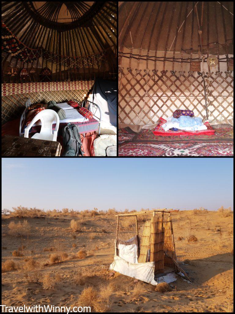 yurt darvaza gas crater accommodation