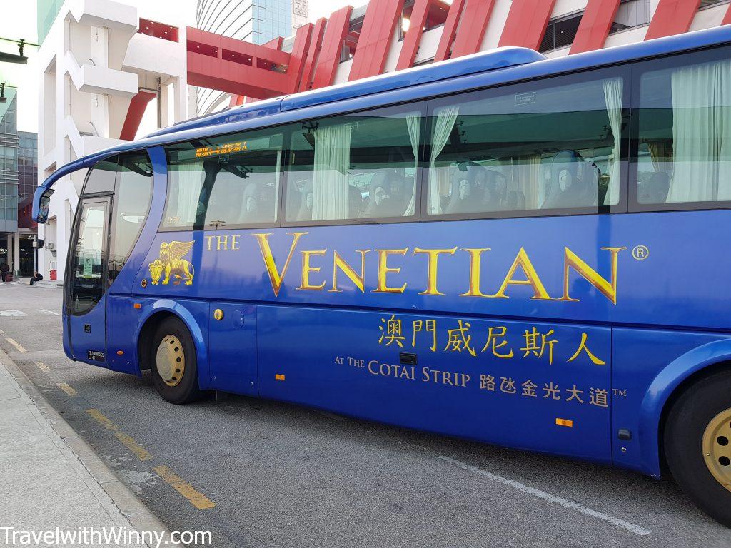 Venetian Shuttle bus 澳門自由行 威尼斯人