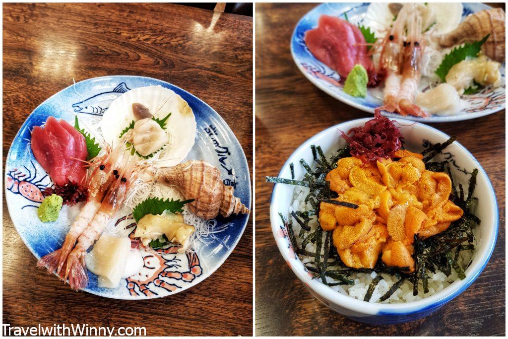 牡丹蝦 海膽飯 uni on rice