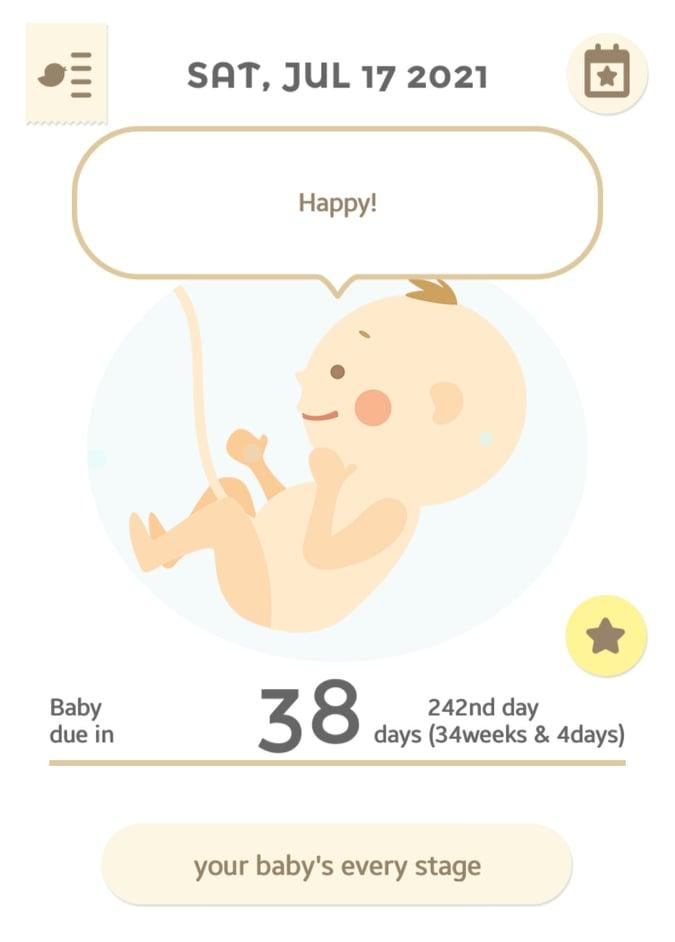 280 days pregnancy app