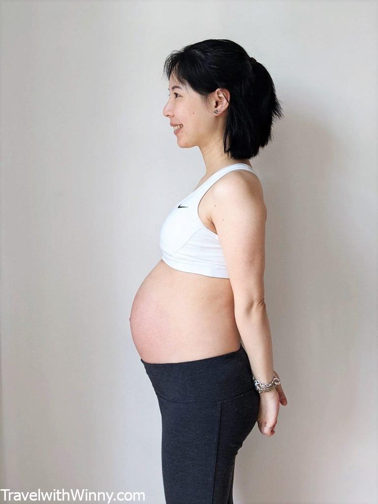 懷孕34 週肚子34 weeks pregnant belly size 產前憂鬱