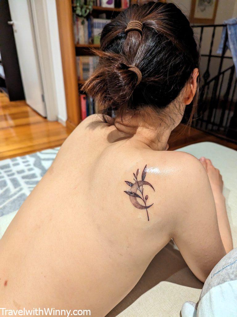 刺青疼痛指數 moon tattoo 月亮刺青