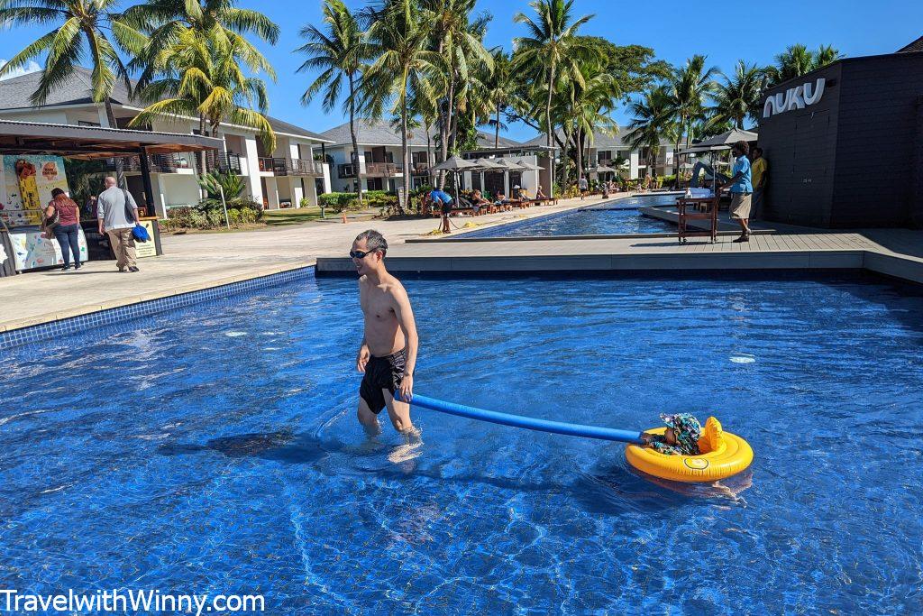 Hilton Fiji 斐濟希爾頓 infinity pool 無天際游泳池