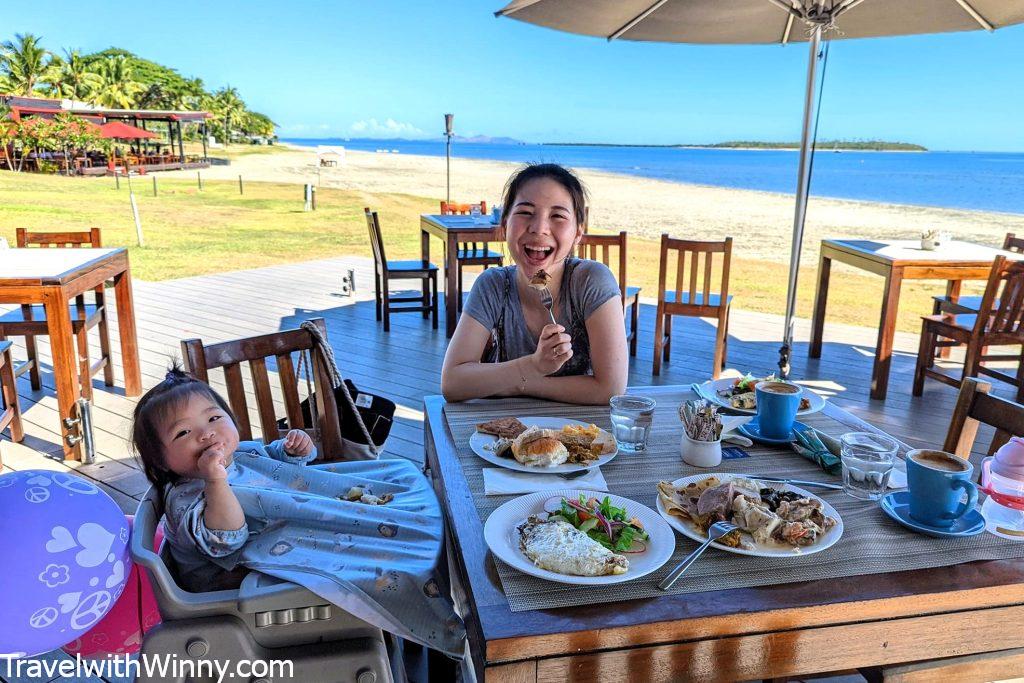 Hilton Fiji breakfast