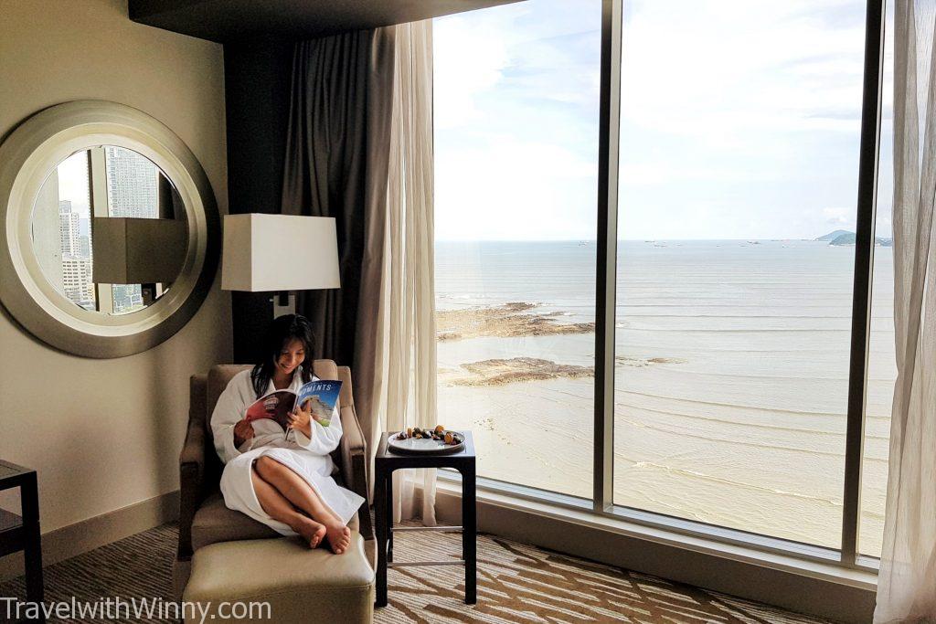 hilton room with sea view 海景 房間 