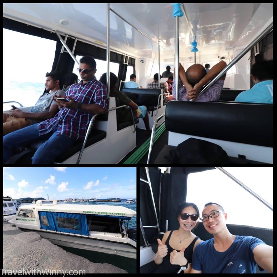 maldives speed boat 