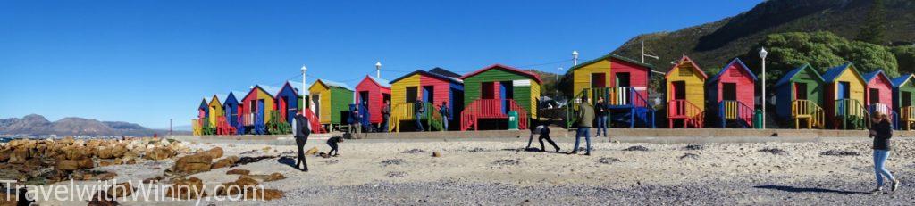 彩虹小屋 Muizenberg Beach bathing houses 南非