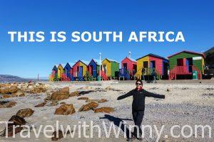 彩虹小屋 Muizenberg Beach bathing houses 南非