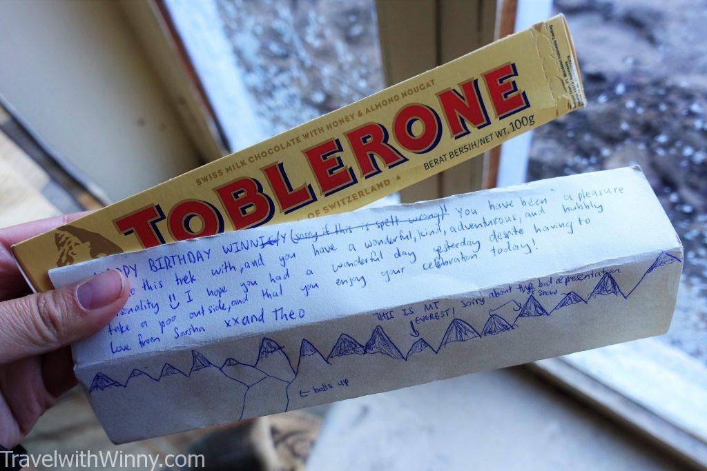  Toblerone 三角巧克力