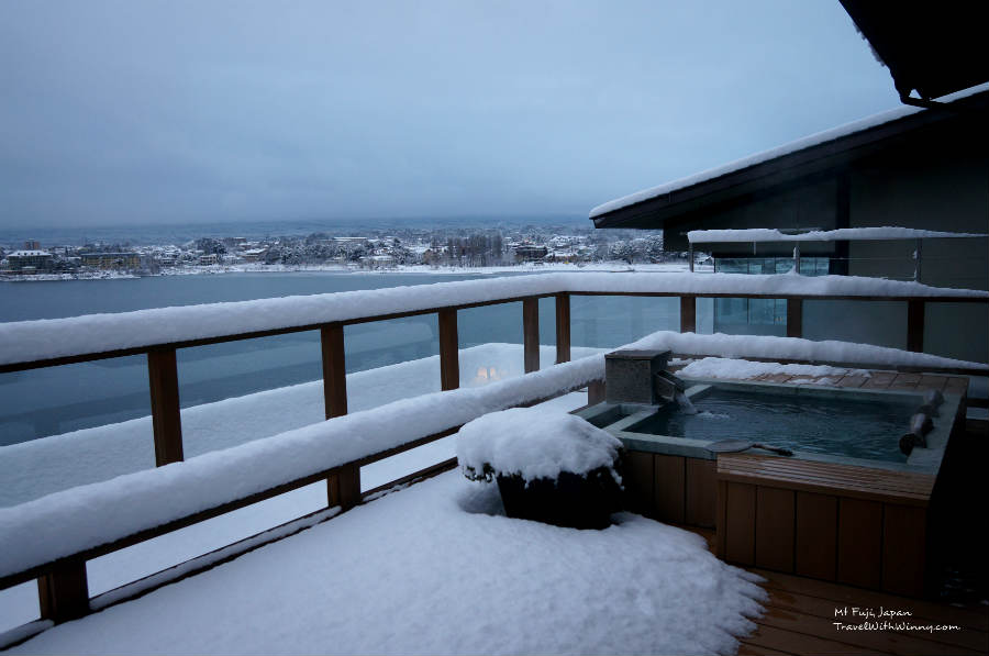 Fuji onsen spa 露天風呂