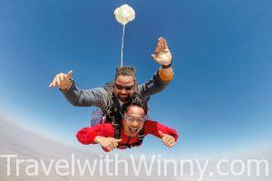 skydiving in Swakopmund namibia