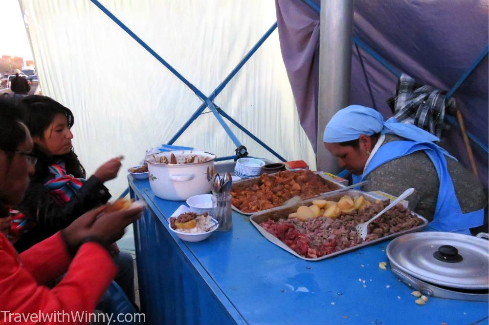 bolivia street food 南美地攤